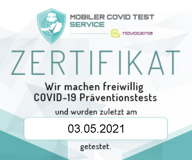 Grand Hotel Wien Covid 19 Test Confirmation